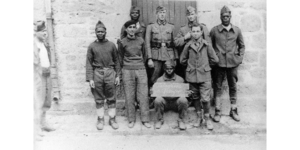 Prisonniers en captivité à la caserne de quimper